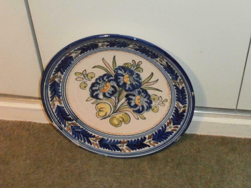 Assiette à fleurs, Maison & Meubles, Enlèvement, Utilisé