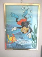 Vintage kader Mickey Mouse, Antiek en Kunst, Kunst | Schilderijen | Modern, Ophalen