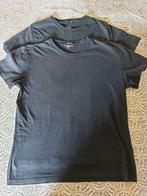 Set van 2 basic zwarte t-shirten  in maat L, Kleding | Heren, Maat 52/54 (L), Gedragen, Ophalen of Verzenden