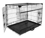 Hondenbench Met Schuifdeur Zwart XS, Dieren en Toebehoren, Ophalen, Hondenkennel, Minder dan 65 cm, Minder dan 75 cm