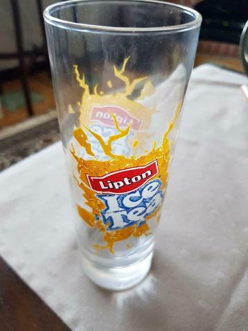 6 glazen ice tea, Verzamelen, Glas en Drinkglazen, Ophalen, Zo goed als nieuw