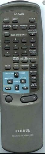 Afstandsbediening AIWA RC 6AS02, Audio, Tv en Foto, Stereoketens, Overige merken, Cd-speler, Ophalen of Verzenden, Zo goed als nieuw