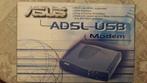 Modem ADSL Asus AAM6000UG parfait état 2001 complet, Informatique & Logiciels, Utilisé, Enlèvement ou Envoi