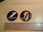 Vintage David Bowie Pin Badge origineel jaren 70, Verzamelen, Gebruikt, Ophalen of Verzenden