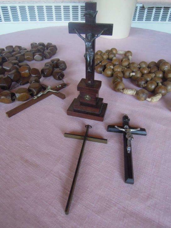 kruisbeeld devotica, Antiek en Kunst, Antiek | Religieuze voorwerpen, Ophalen of Verzenden