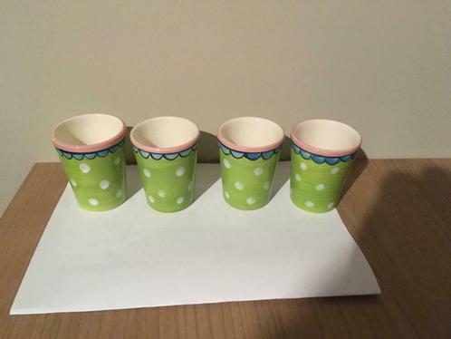Eierdopjes blond Amsterdam set van 4, Huis en Inrichting, Keuken | Servies, Zo goed als nieuw, Overige typen, Blond Amsterdam