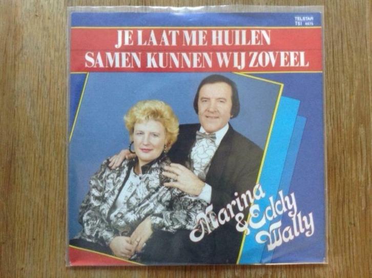 single marina & eddy wally, Cd's en Dvd's, Vinyl Singles, Single, Nederlandstalig, 7 inch, Ophalen of Verzenden