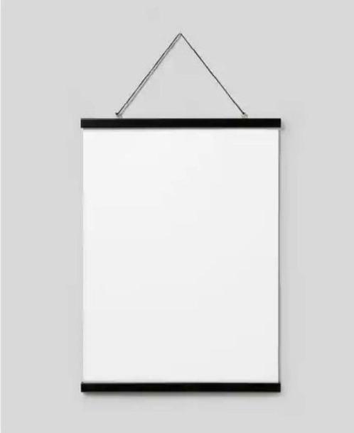 NIEUW Posterhouder zwart 51cm magneetbevestiging, Maison & Meubles, Accessoires pour la Maison | Cadres, Neuf, 50 à 75 cm, 50 à 75 cm