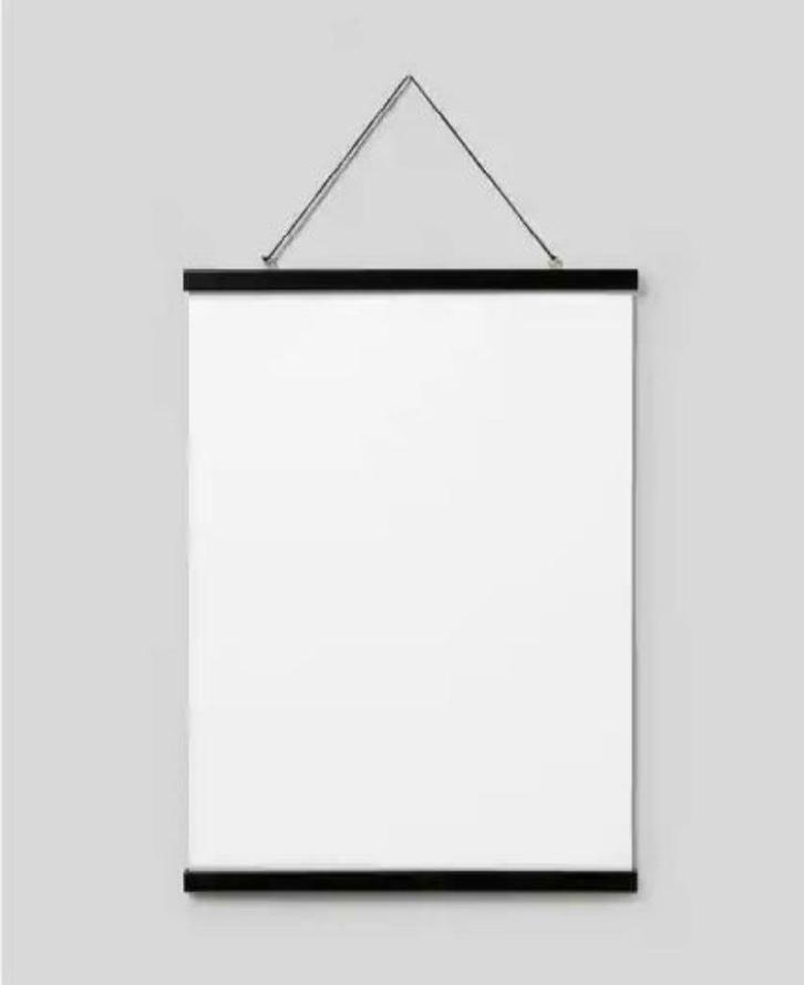 NIEUW Posterhouder zwart 51cm magneetbevestiging, Huis en Inrichting, Woonaccessoires | Lijsten, Nieuw, 50 tot 75 cm, 50 tot 75 cm