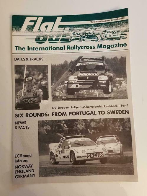 Rallycross brochure Flat Out N 0 uit 1991, Boeken, Tijdschriften en Kranten, Nieuw, Sport en Vrije tijd, Ophalen of Verzenden