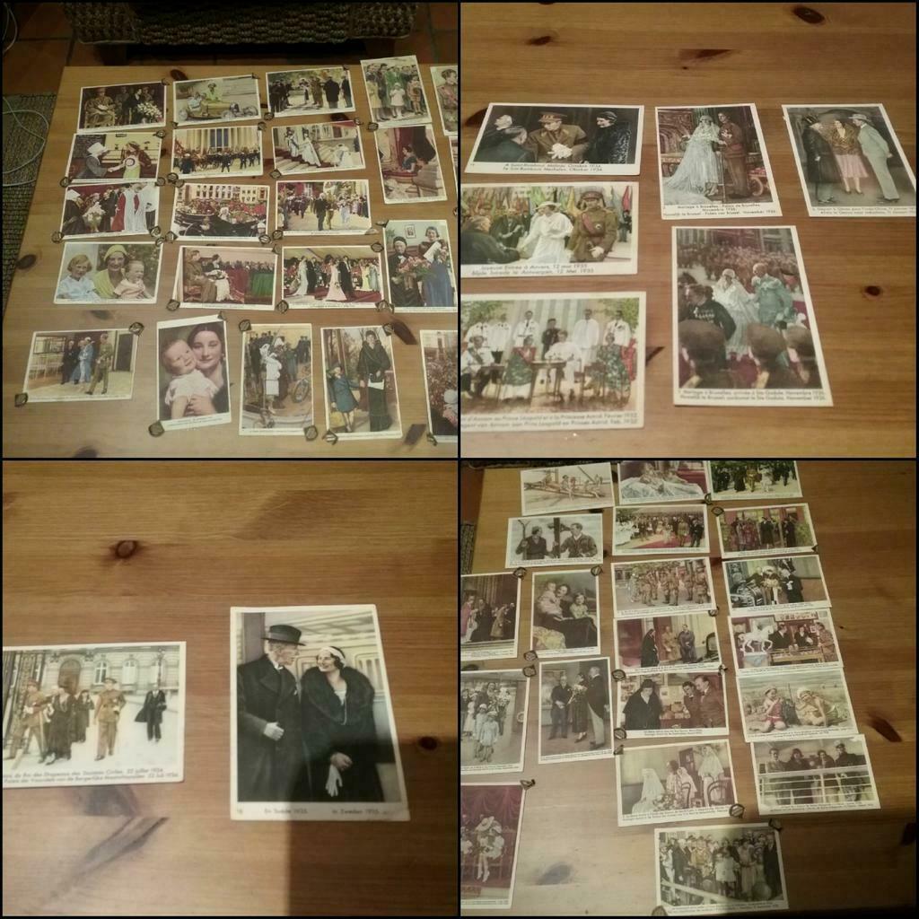 Lot  51 cartes collection chromo côte d'or Reine Astrid 1935, Enlèvement ou Envoi, Utilisé, Carte, Photo ou Gravure