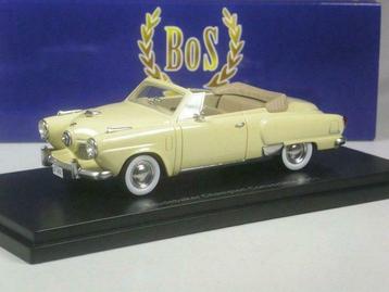 1:43 BoS Models Studebaker Champion Convertible 1951 beige, Enlèvement ou Envoi, Neuf, Voiture