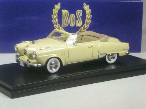 1:43 BoS-Models Studebaker Champion Convertible 1951 beige, Hobby en Vrije tijd, Modelbouw | Auto's en Voertuigen, Nieuw, Auto