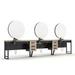 kniptafel kaptafen knipspiegel beautytafel make up tafel, Ophalen of Verzenden, Nieuw