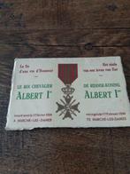 Livret commémoratif mort Albert 1er de Belgique, 1920 à 1940, Non affranchie, Enlèvement ou Envoi, Politique et Histoire