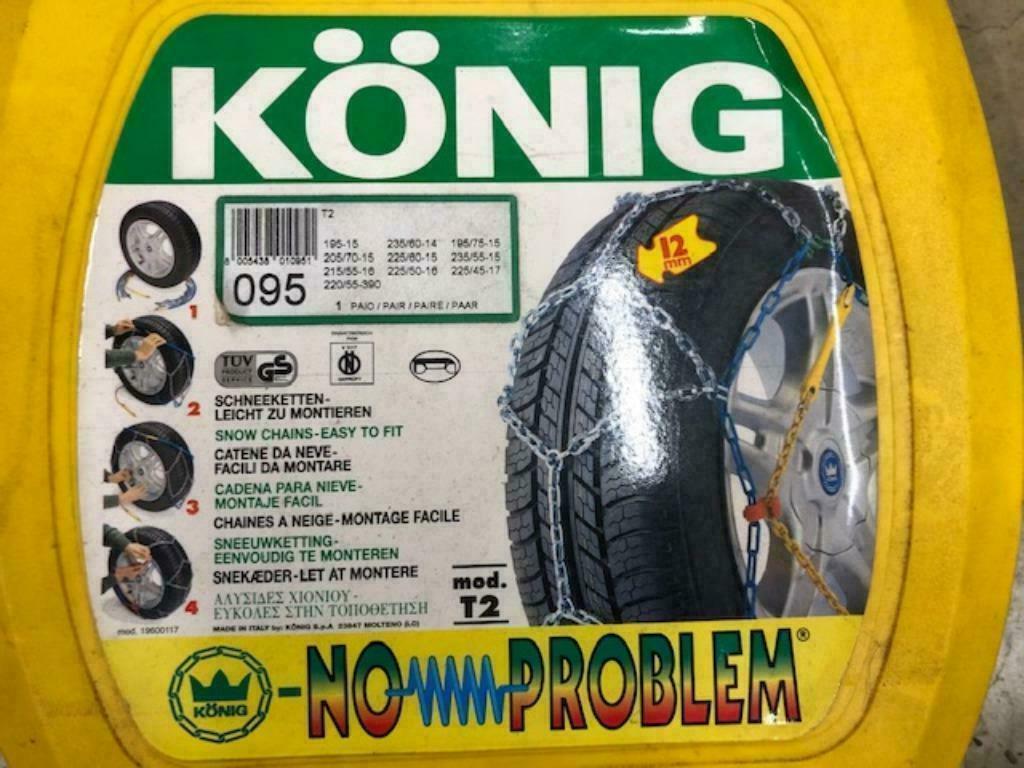 Catene da neve KÖNIG NO-PROBLEM 050 Mod. T2 da 12 mm