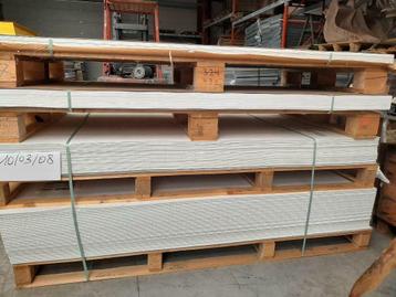 Plaques d'arrêt artificielles - blanches - 2050 x 1050 mm - 