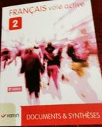 Français voie active 2, Livres, Livres scolaires, Enlèvement ou Envoi, Français, Comme neuf, Van In