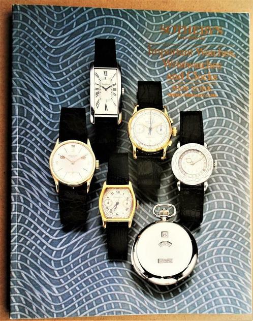 Auction Catalogue: Watches, Wristwatches & Clocks - Feb.1988, Bijoux, Sacs & Beauté, Montres | Hommes, Comme neuf, Montre-bracelet