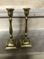 Bougeoirs en cuivre/laiton lot de 2, Antiquités & Art