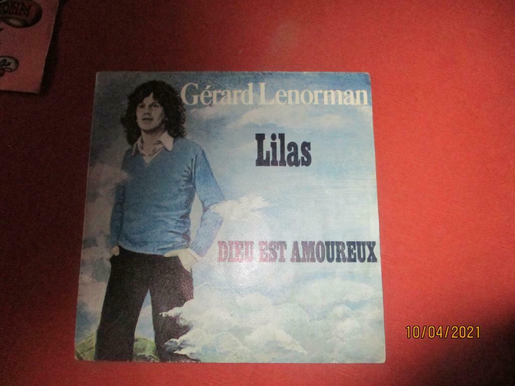 45 T. GERARD LENORMAN "LILAS"., Enlèvement ou Envoi, Autres genres, Single