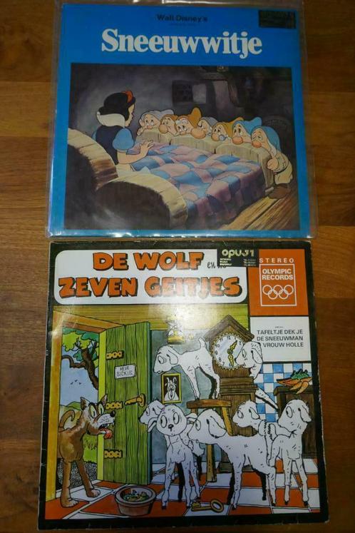 LP's 33t (3 stuks) met Kinderliedjes-Kinderverhalen, Cd's en Dvd's, Vinyl | Kinderen en Jeugd, Overige typen, 3 tot 5 jaar, 6 tot 9 jaar