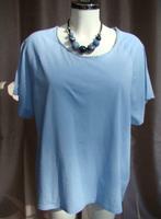 T-Shirt in Licht Blauw maat 46., Manches courtes, Bleu, Taille 46/48 (XL) ou plus grande, Envoi