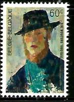 België 1966 Rik Wouters OBP 1384 V**, Gomme originale, Art, Neuf, Sans timbre