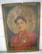 antieke reclame reclamebord Vendroux biscuits France, Verzenden, Gebruikt, Reclamebord