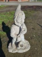 Statue de jardin Nain Saxophoniste, Pierre, Enlèvement, Utilisé, Nain de jardin