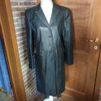 long manteau noir en PVC, Kleding | Dames, Ophalen of Verzenden, Zo goed als nieuw, Zwart