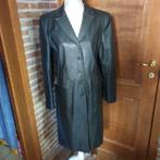 long manteau noir en PVC, Ophalen of Verzenden, Zo goed als nieuw, Zwart