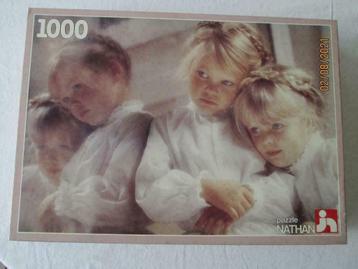 Puzzle 1000 Pièces - Les Petites Soeurs, Enlèvement ou Envoi, 500 à 1500 pièces, Comme neuf, Puzzle