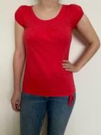T-shirt rouge Camaïeu S