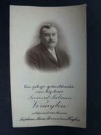 doodsprentje Vermylen Leonard  Westerloo 3 september 1872 +, Collections, Carte de condoléances, Envoi