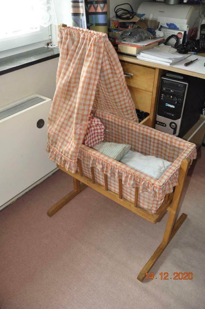 Berceau en Bois pour poupées, Enfants & Bébés, Jouets | Jouets en bois, Utilisé, Autres types, Enlèvement