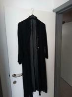 Zwarte lange voile kwaliteits jas m46 zeer goede staat, Ophalen of Verzenden, Zo goed als nieuw