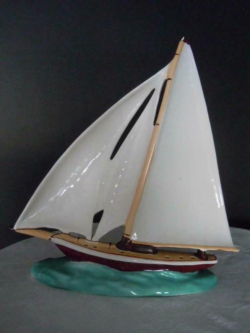 Zeilboot geglazuurd keramiek Ditmar Urbach Tchechoslovakije, Antiek en Kunst, Antiek | Keramiek en Aardewerk, Ophalen of Verzenden