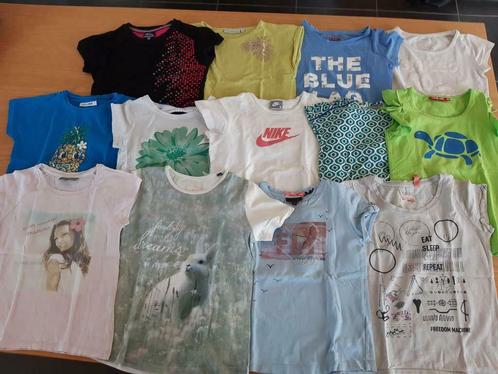 lot t-shirts maat 128, Enfants & Bébés, Vêtements enfant | Taille 128, Utilisé, Fille, Chemise ou À manches longues, Enlèvement ou Envoi