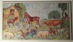 Vintage houten puzzel The "Victory" Farmyard - 1930's, Kinderen en Baby's, Speelgoed | Kinderpuzzels, Ophalen of Verzenden, Meer dan 50 stukjes