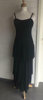 Joseph Ribkoff lange zwarte jurk XS (34), Kleding | Dames, Zwart, Joseph Ribkoff, Ophalen of Verzenden, Zo goed als nieuw