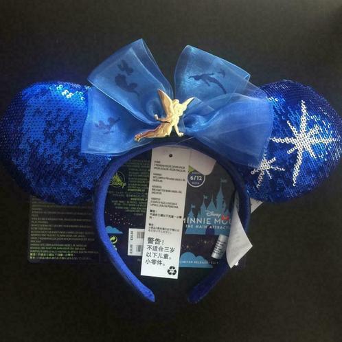 Disney Minnie Main Attraction Ears - Juni - Peter Pan, Verzamelen, Disney, Nieuw, Overige typen, Overige figuren, Ophalen of Verzenden