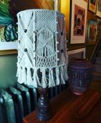 Vintage lamp in macrame, Antiek en Kunst, Ophalen of Verzenden