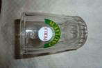 bier glas PERLE CAULIER , bierpot met oor , 25 CL, Verzamelen, Ophalen of Verzenden, Gebruikt, Bierglas