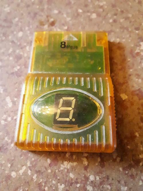 Orange originele memorykaart van 8mb voor ps2, Consoles de jeu & Jeux vidéo, Consoles de jeu | Accessoires Autre, Utilisé, Enlèvement ou Envoi