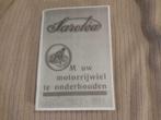Sarolea 1925-31 onderhoudshandboek, Ophalen of Verzenden, Nieuw