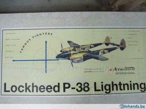 p 38 lightning almost ready to paint, Hobby en Vrije tijd, Modelbouw | Radiografisch | Vliegtuigen, Nieuw, Ophalen