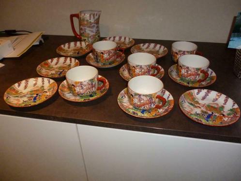partie d'un service à café chinois service à thé tasses, Antiquités & Art, Art | Art non-occidental, Enlèvement ou Envoi
