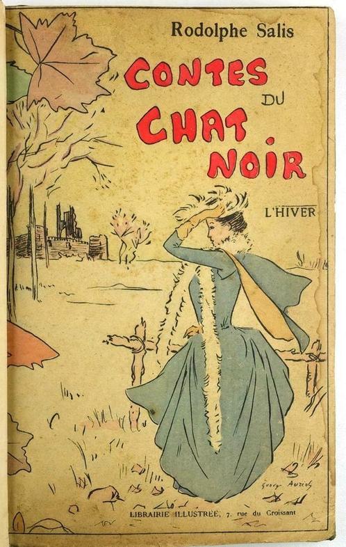 Contes du Chat Noir 1891 L'Hiver  Rodolphe Salis - Binding, Antiek en Kunst, Antiek | Boeken en Manuscripten, Ophalen of Verzenden