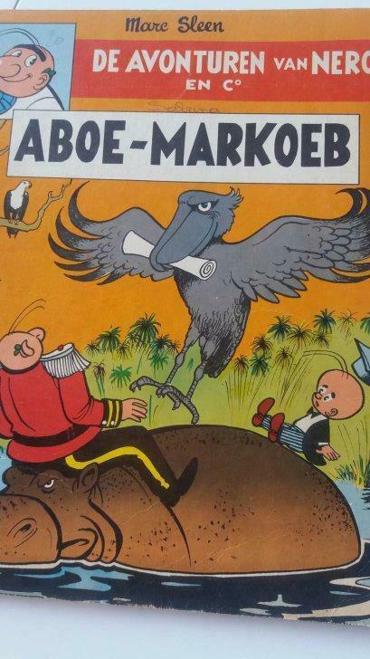 Strip "Aboe-Markoeb" van Marc Sleen, Verzamelen, Overige Verzamelen, Gebruikt, Ophalen of Verzenden